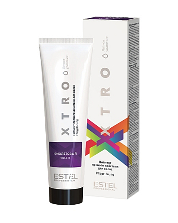 Estel Professional XTRO WHITE - Пигмент прямого действия для волос Фиолетовый 100 мл - hairs-russia.ru